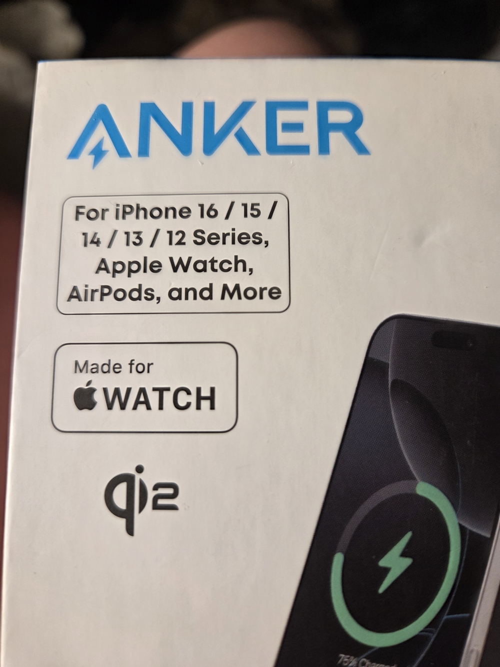 Anker 15W Max Pocket-Sized 3-in-1 Charger - Black New - Picture 2 of 4